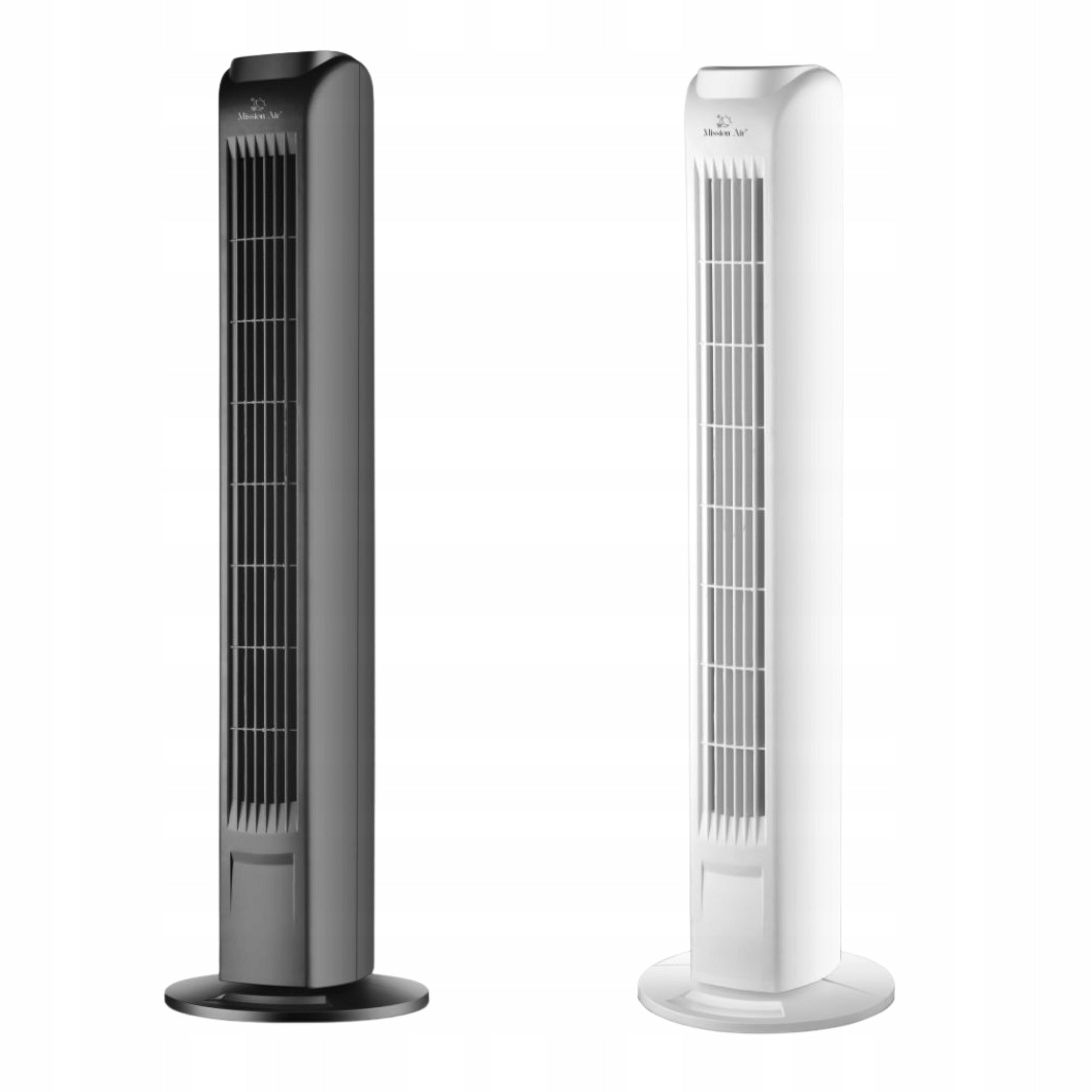 COLUMN FAN Floor Standing Fan Quiet Swing TOWER FAN White Model TOWER FAN White