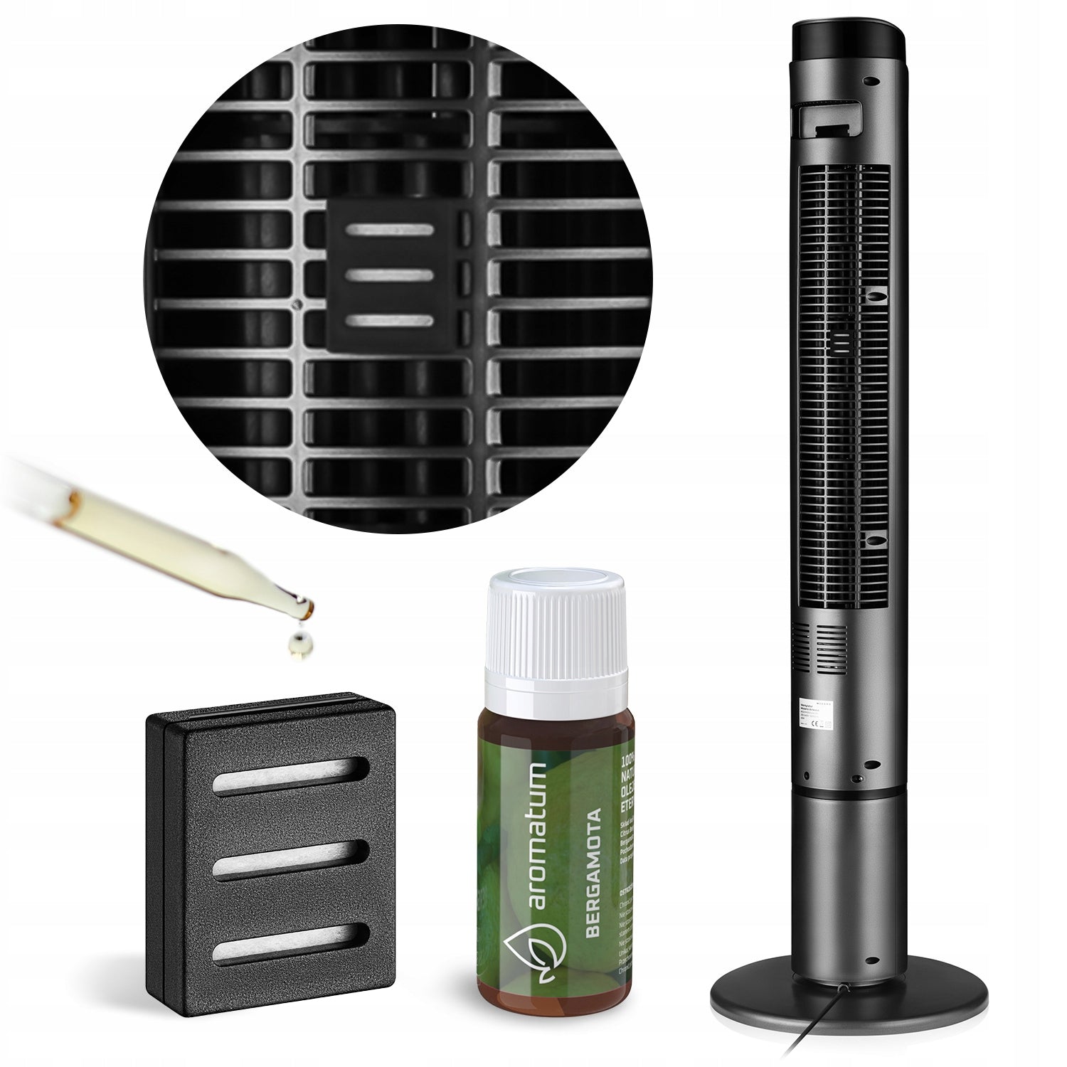 COLUMN FAN QUIET FAN AROMA + IONIZATION + WIFI RANGE 10M XXL Manufacturer code AGD/WEN/04#SZA/AX