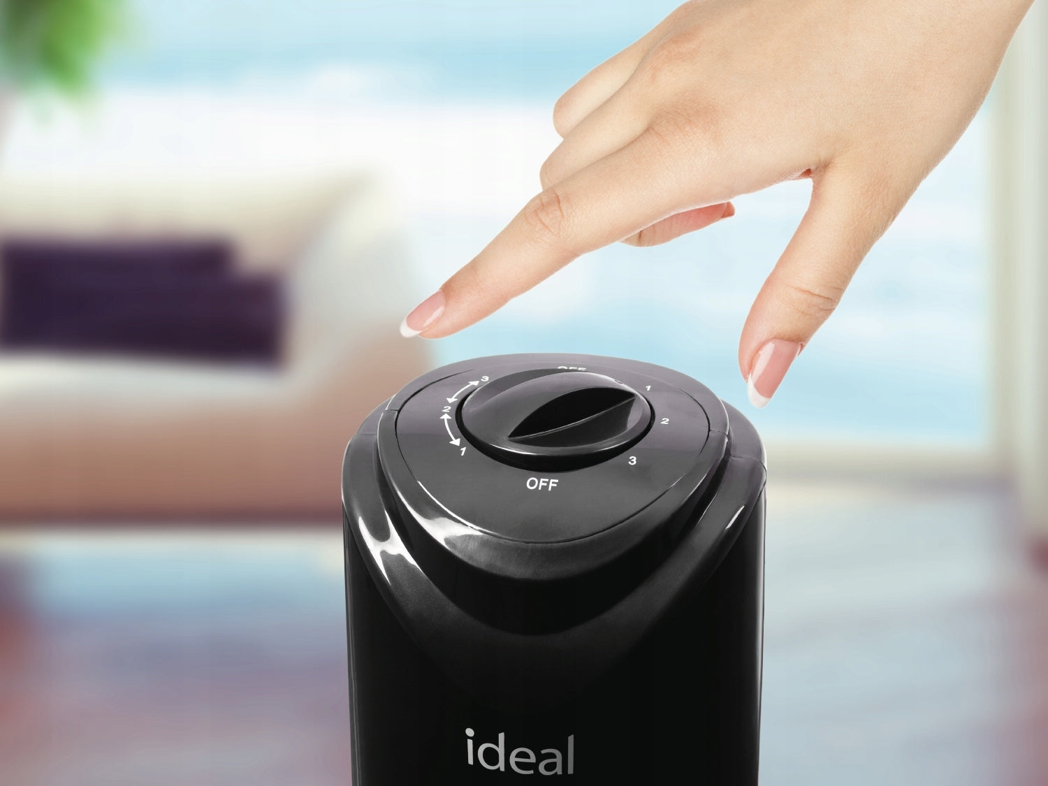 COLUMN FAN SILENT FLOOR FAN STANDING LARGE XXL Functions oscillation