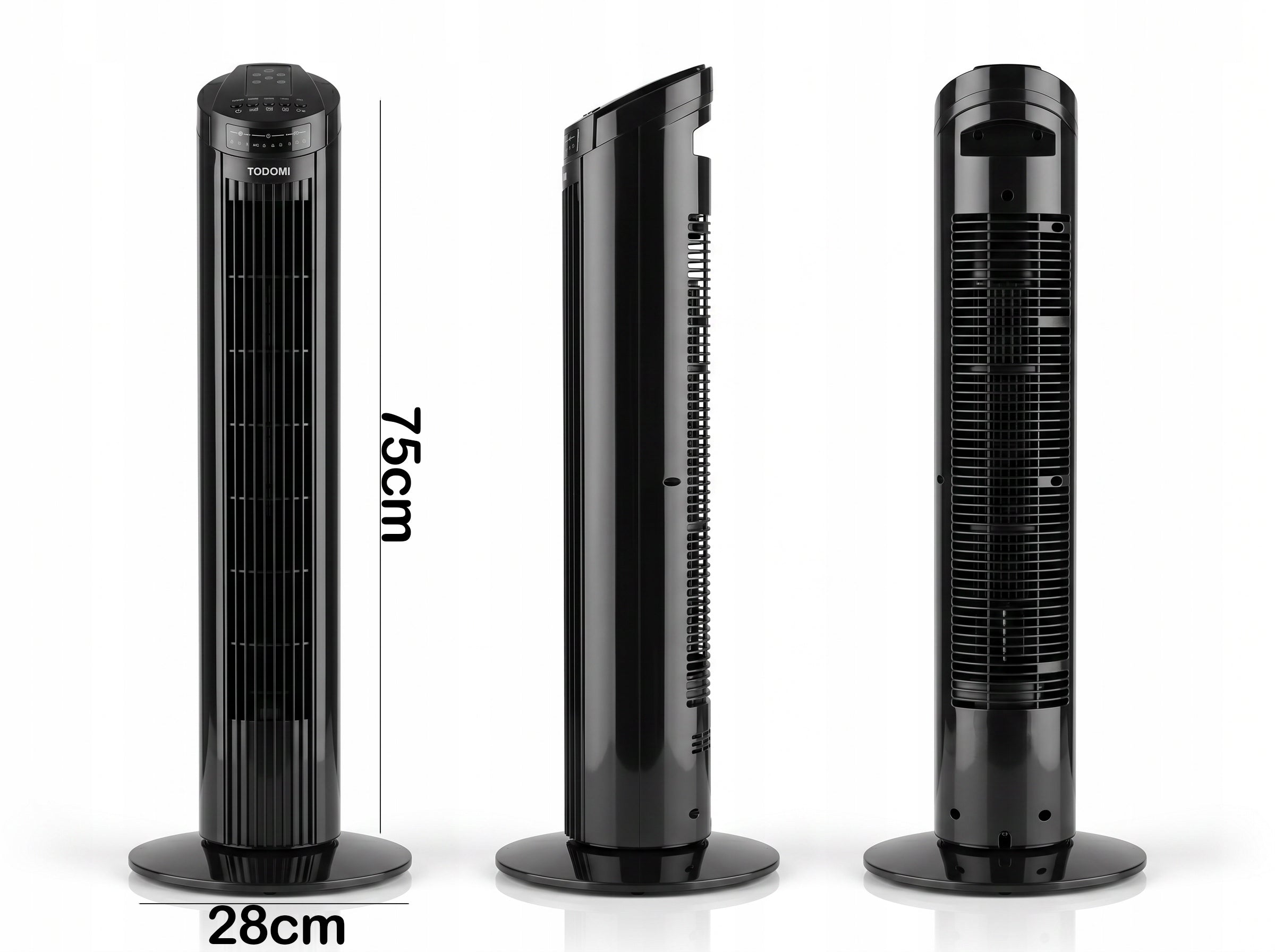COLUMN FAN STANDING FLOOR FAN ADJUSTABLE REMOTE CONTROL LARGE TIMER Manufacturer code Wentylator kolumnowy