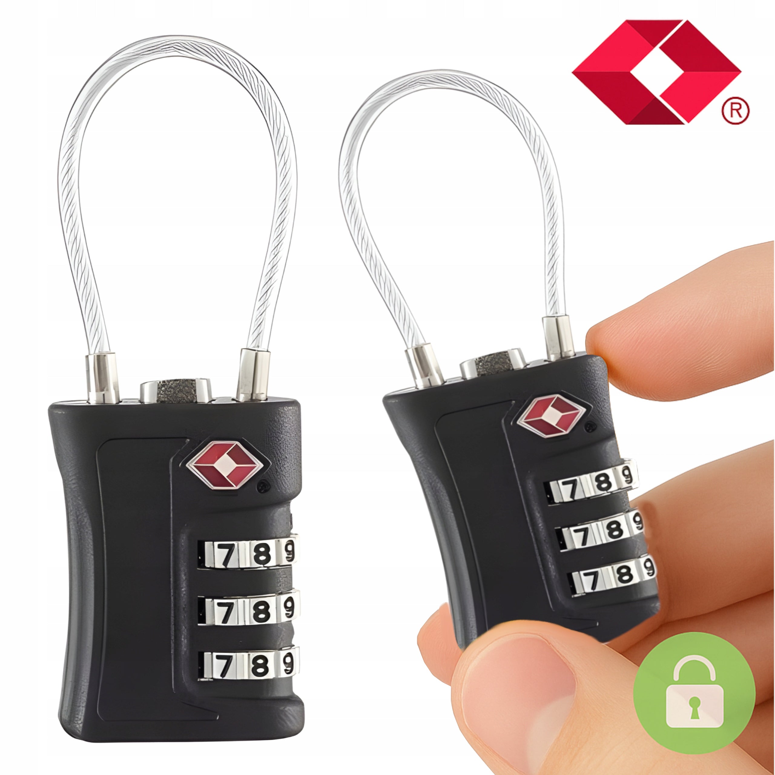 COMBINATION PADLOCK WATERPROOF FOR LUGGAGE SUITCASE COMBINATION LOCK FOR GATE TSA