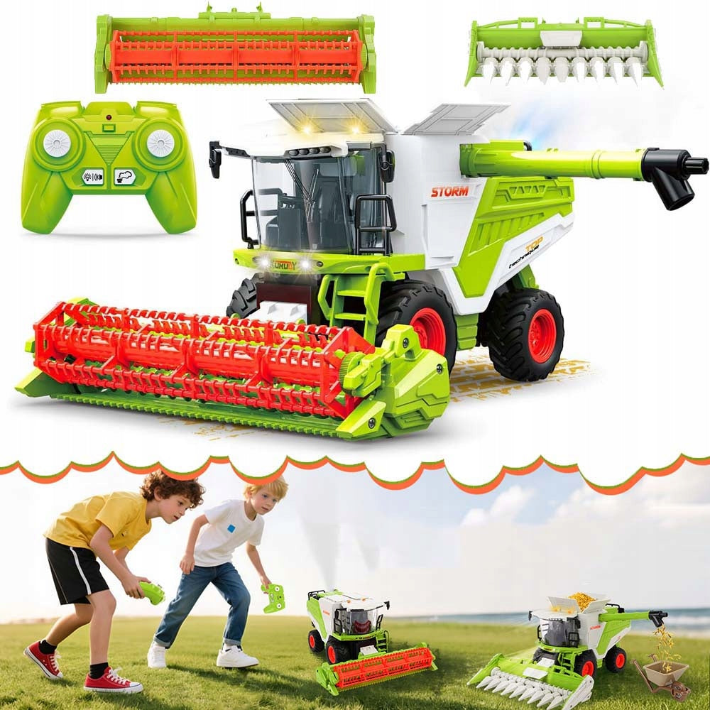 COMBINE HARVESTER RC TOY REMOTE CONTROLLED TRACTOR COMBINE HARVESTER FOR CHILDREN