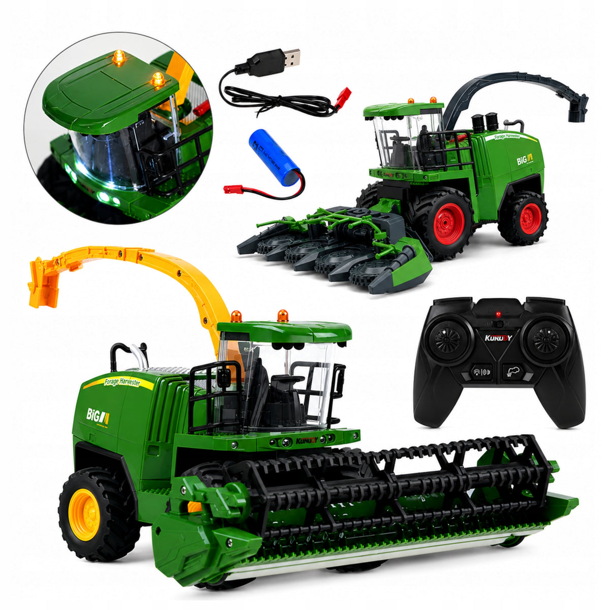 COMBINE HARVESTER REMOTE CONTROLLED BISON ON REMOTE CONTROL SMOKES SOUND LIGHT RC LARGE GRAIN Manufacturer code KOMBAJN ZDALNIE STEROWANY