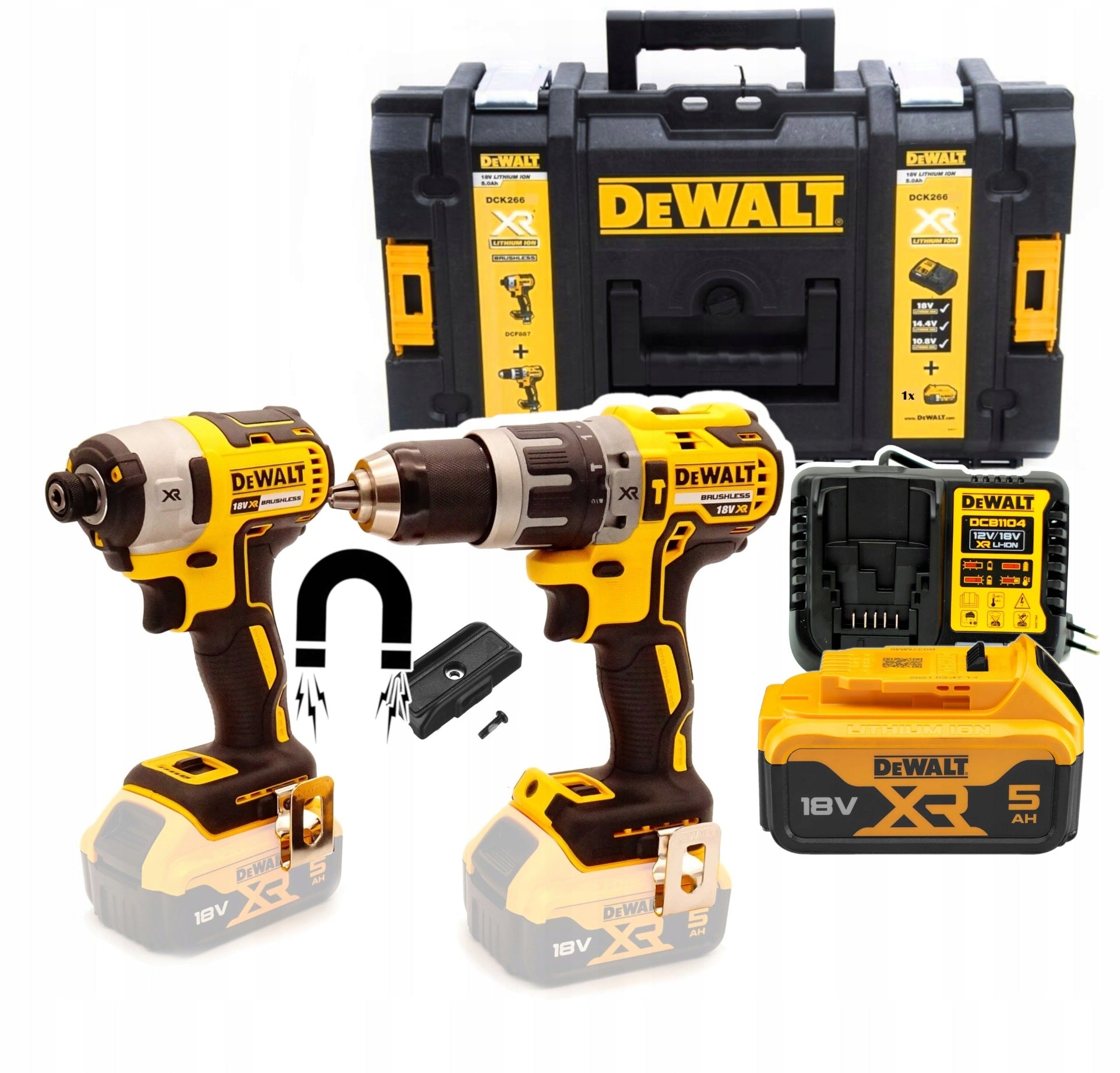 COMBO Kit DeWalt DCK266P1T Drill Impact Driver 18V XR 1x5ah
