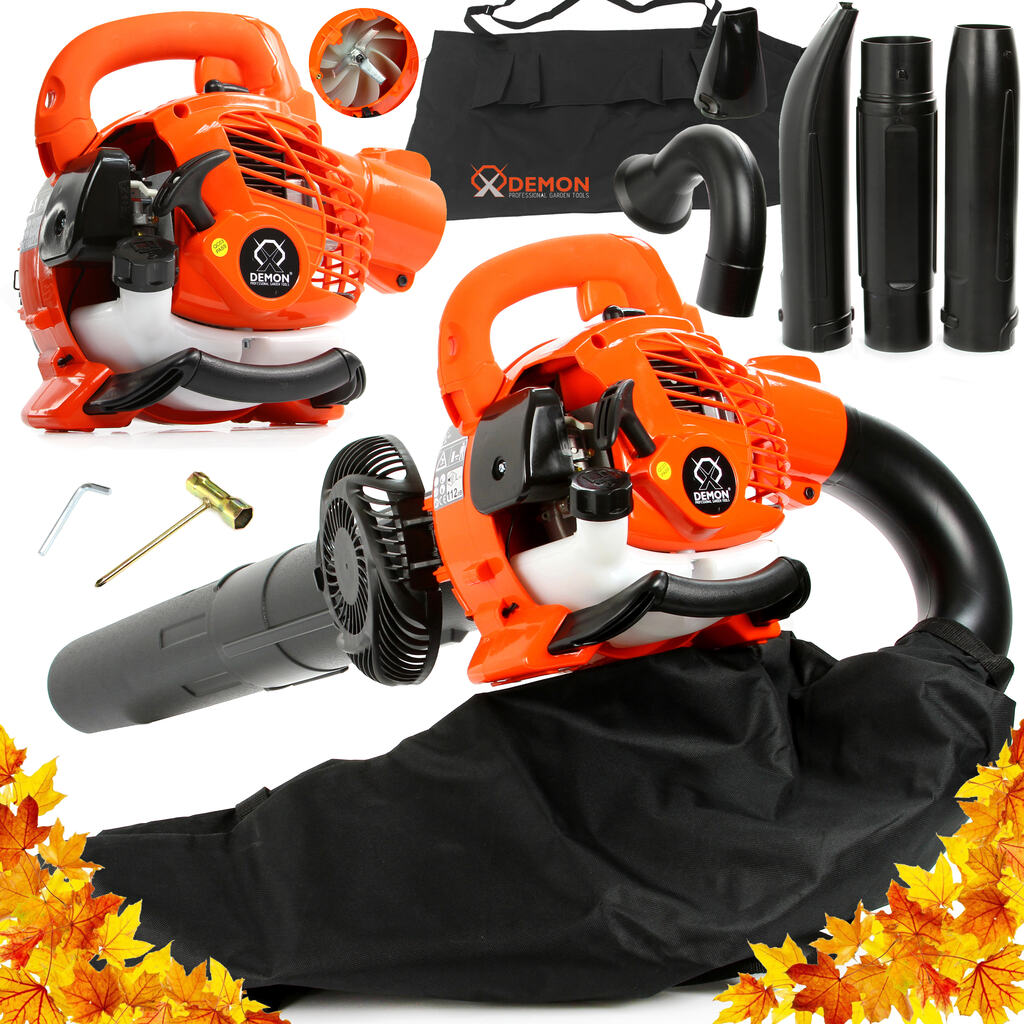 COMBUSTION BLOWER SNOW LEAF VACUUM CLEANER WITH SHREDDER + 4in1 BAG