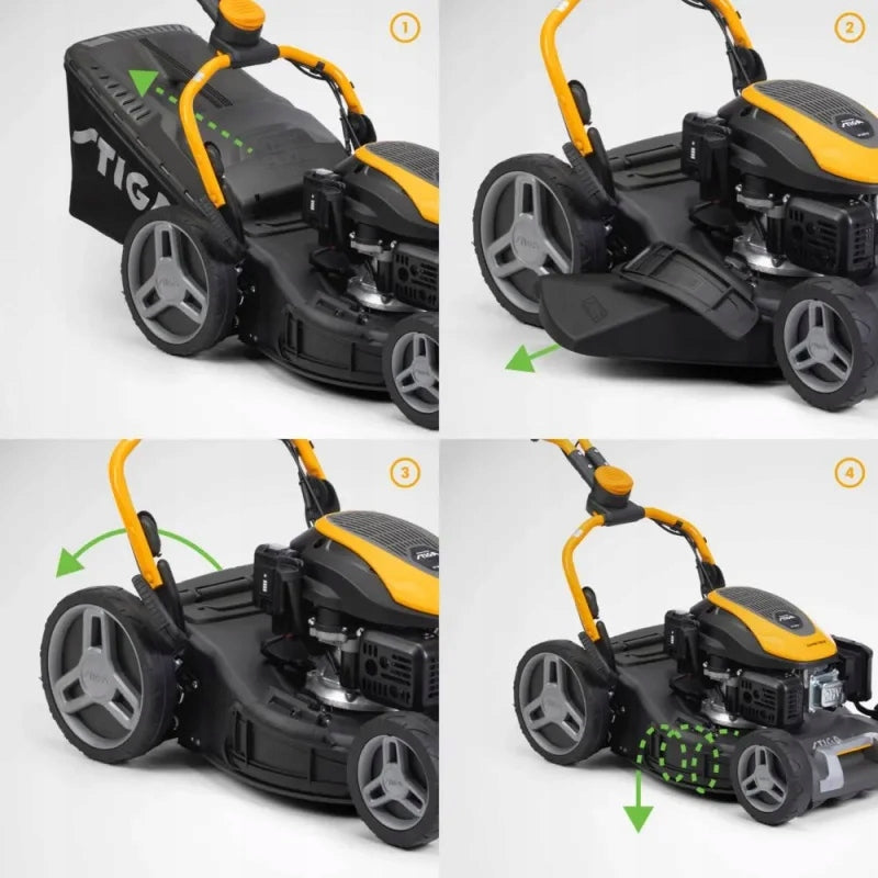 COMBUSTION MOWER 46cm COMBI 748 SE STIGA 2L0486548/ST2 Basket capacity 60 l