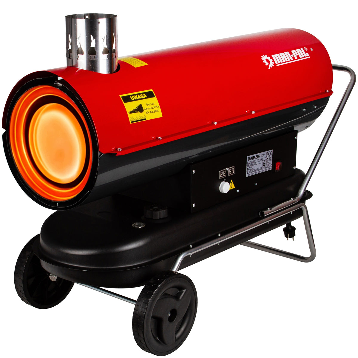 COMBUSTION OIL HEATER 80kW THERMOSTAT FURNACE FARELKA ON LCD WITH filter Manufacturer code M80937