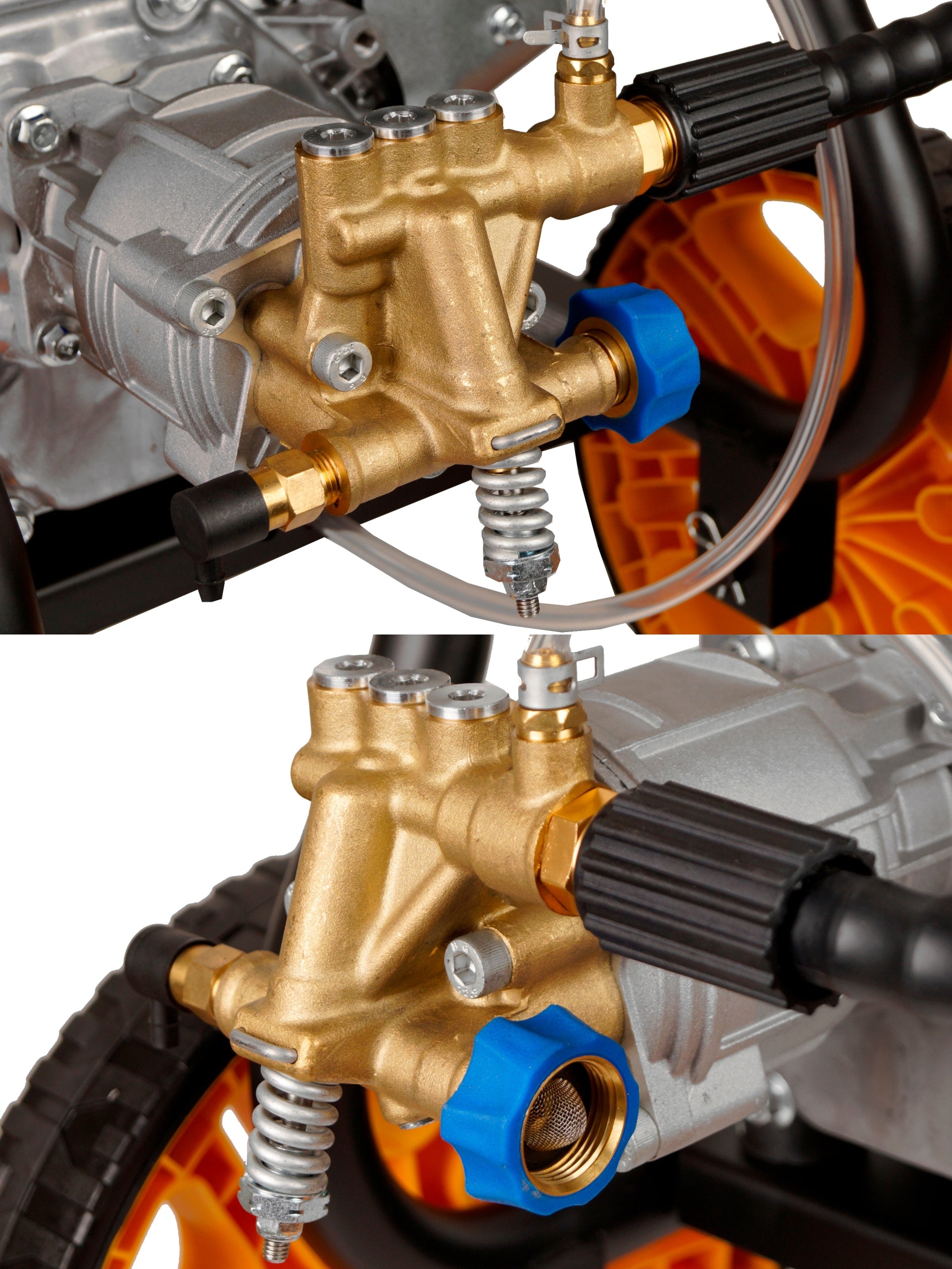 COMBUSTION PRESSURE WASHER 213bar BRASS PUMP 212cc GMM-PW38L + OIL Operating pressure 213 bar