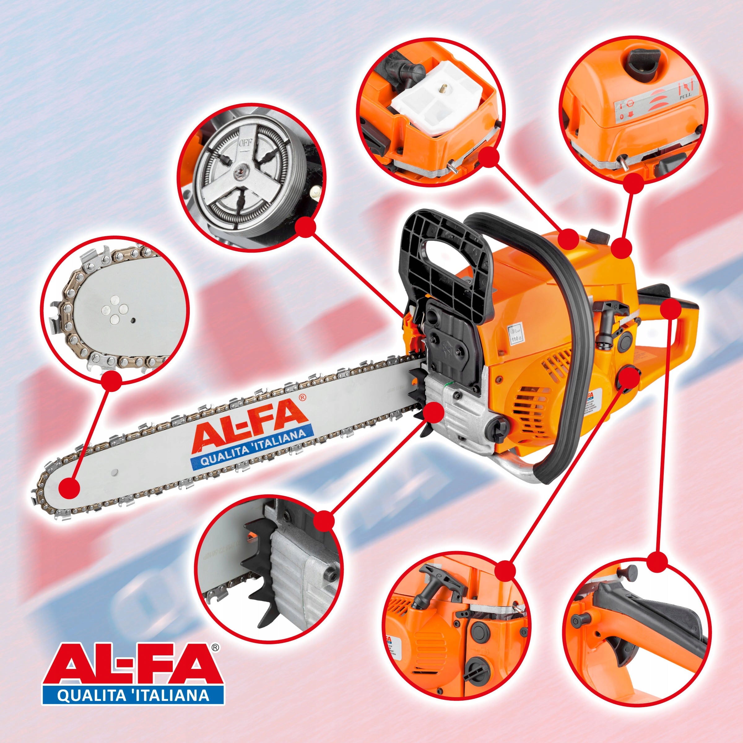 COMBUSTION SAW MOTOR CHAINSAW FOR WOOD POWER GUIDE SET Manufacturer code HY49