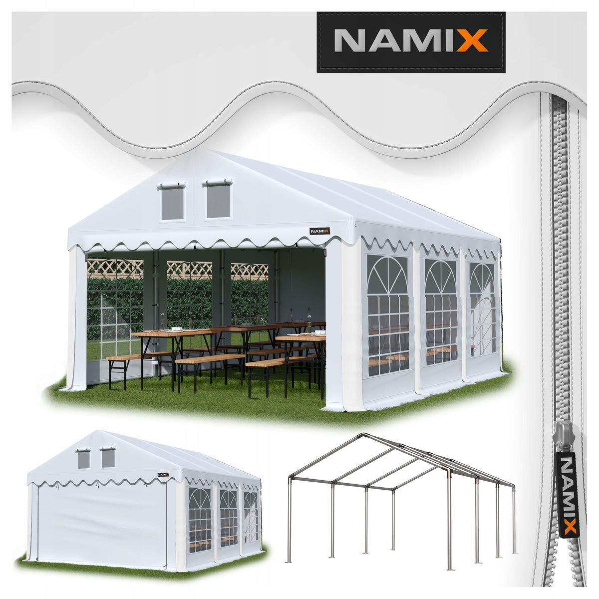 COMFORT Tent 3x6 Garden Party VARIOUS COLORS