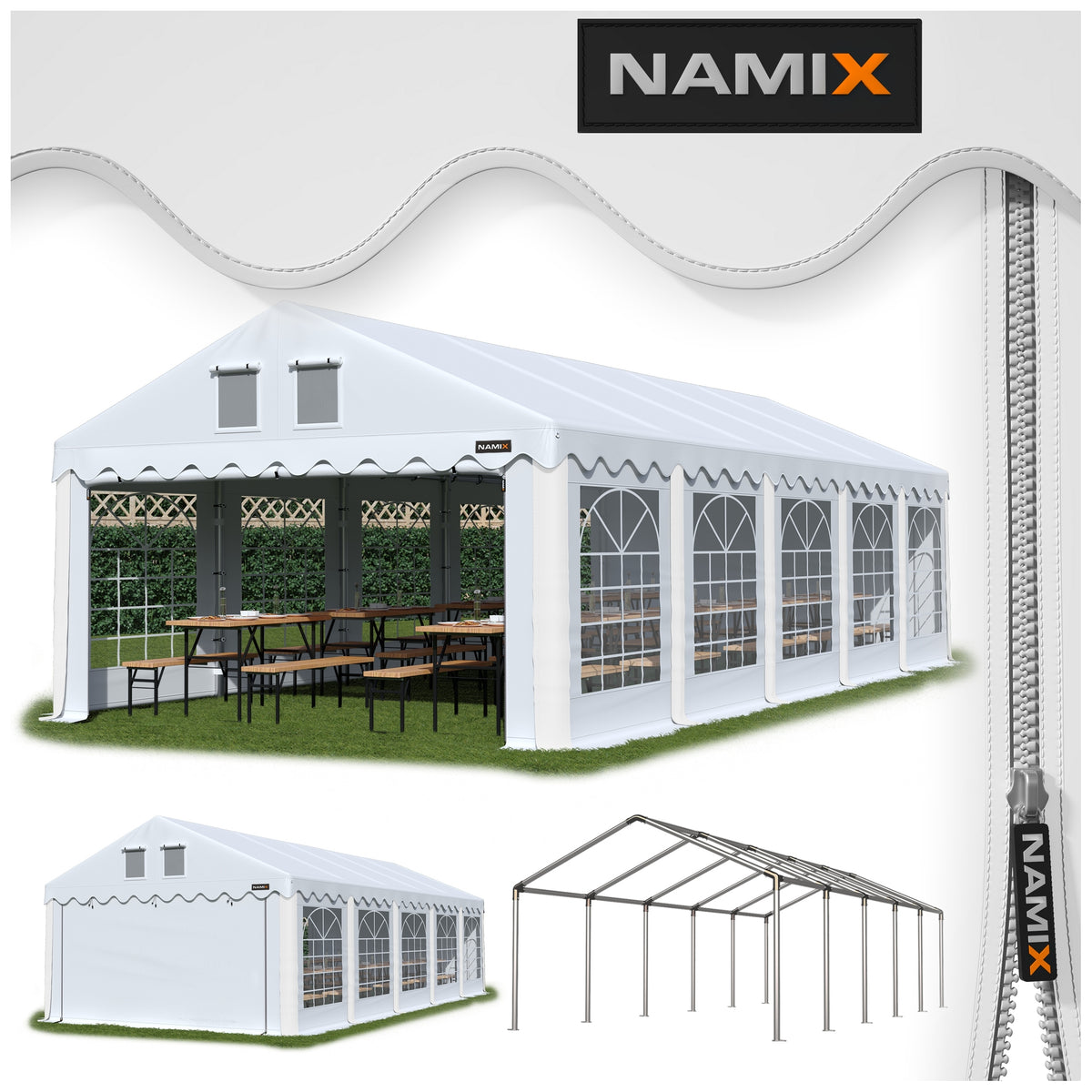 COMFORT Tent 4x10 Garden Party VARIOUS COLOR