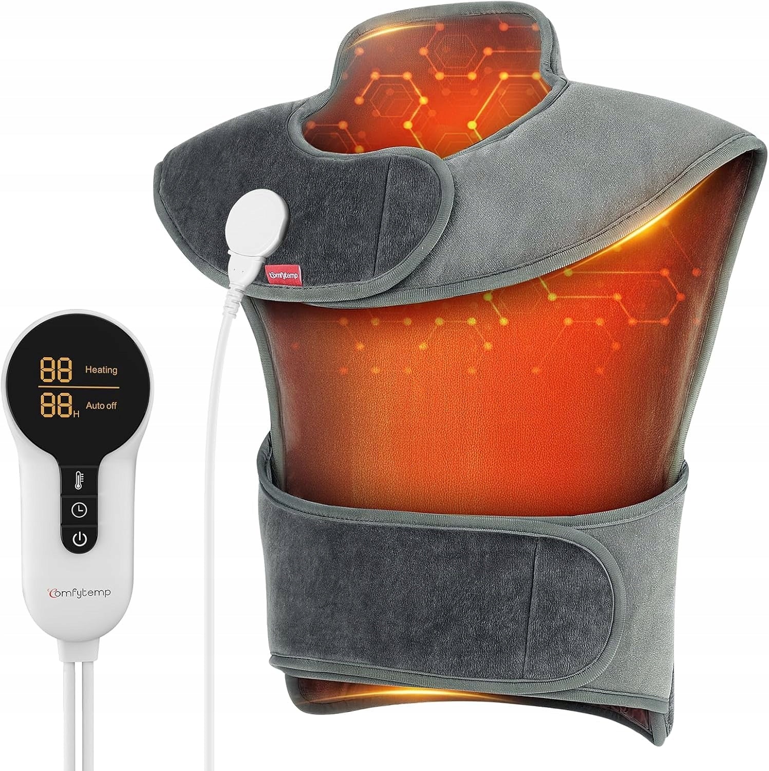 COMFYTEMP electric neck heating pad shoulders back