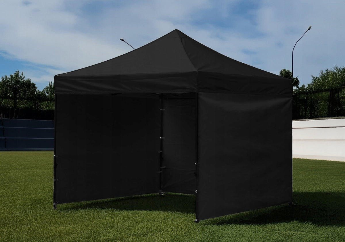 COMMERCIAL TENT EVENT PAVILION 3X3M EXPRESS ADVERTISING PARTY BLACK Packaging status original