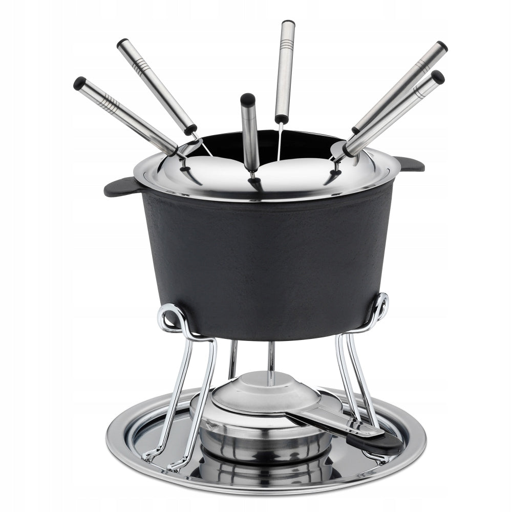 COMORE 11-Piece Stainless Steel Fondue Set Packaging status original