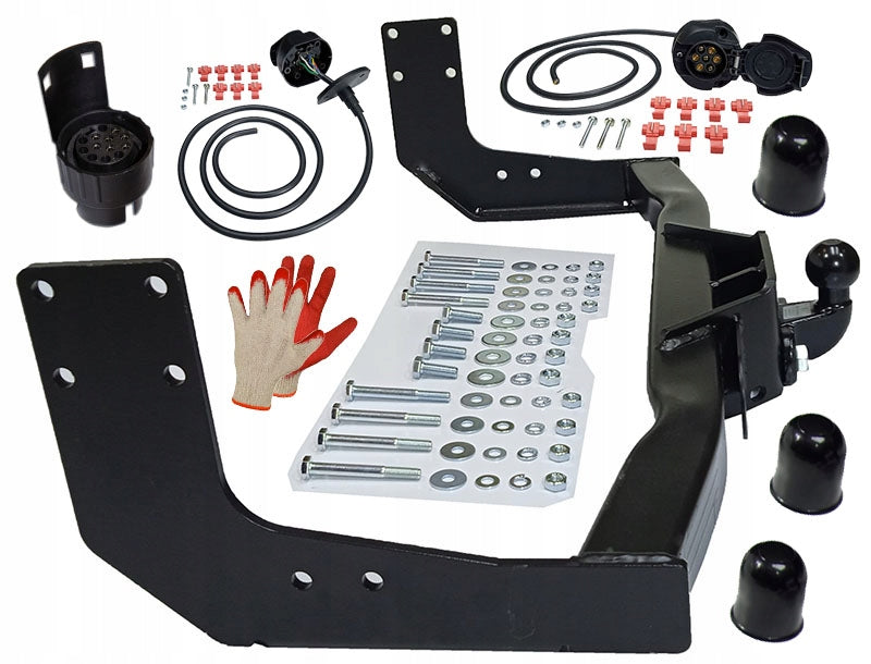 COMPLETE TOW BAR MERCEDES SPRINTER 95 2006 AND 1 DEGREE MEDIUM LONG Harness included 7 PIN