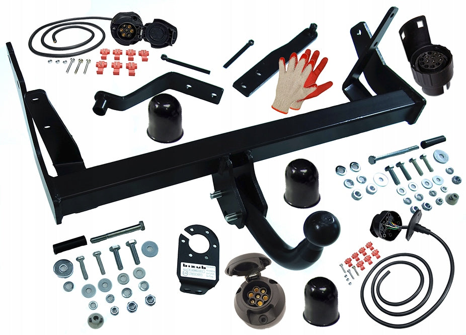 COMPLETE TOW BAR RENAULT MEGANE SCENIC 1 AND FL 1996 2003 BEAM Ball type screw‑off