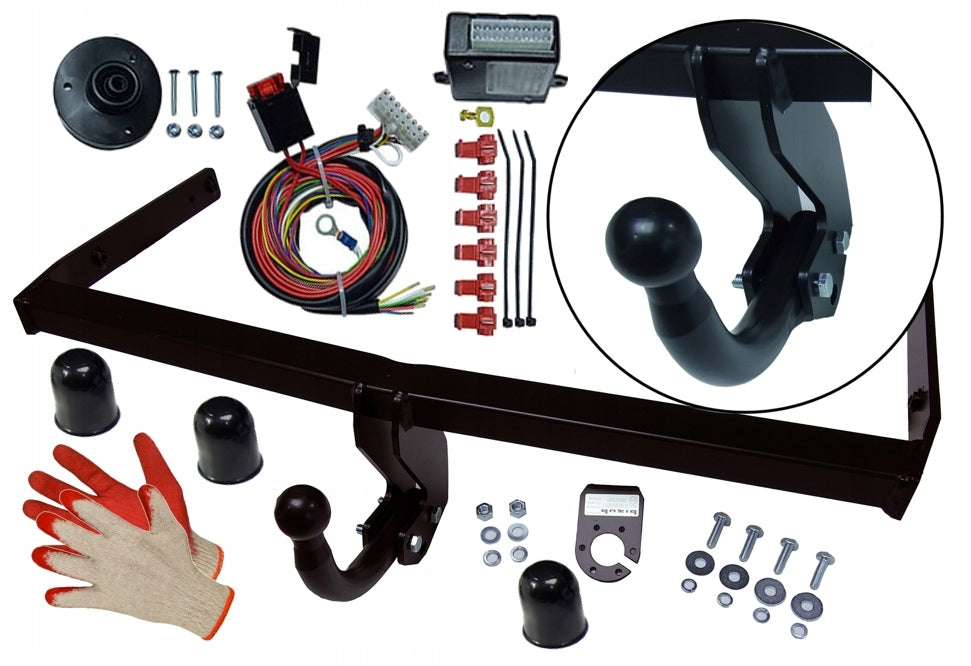 COMPLETE TOWBAR 2000kg MODULE SKODA OCTAVIA2 II SEDAN KOMBI OD2004