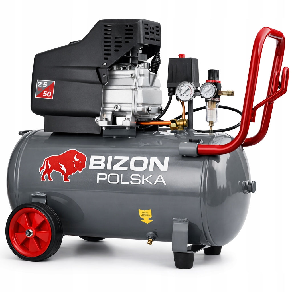 COMPRESSOR 50L oil piston compressor air pump 12 Bar BIZON POLSKA