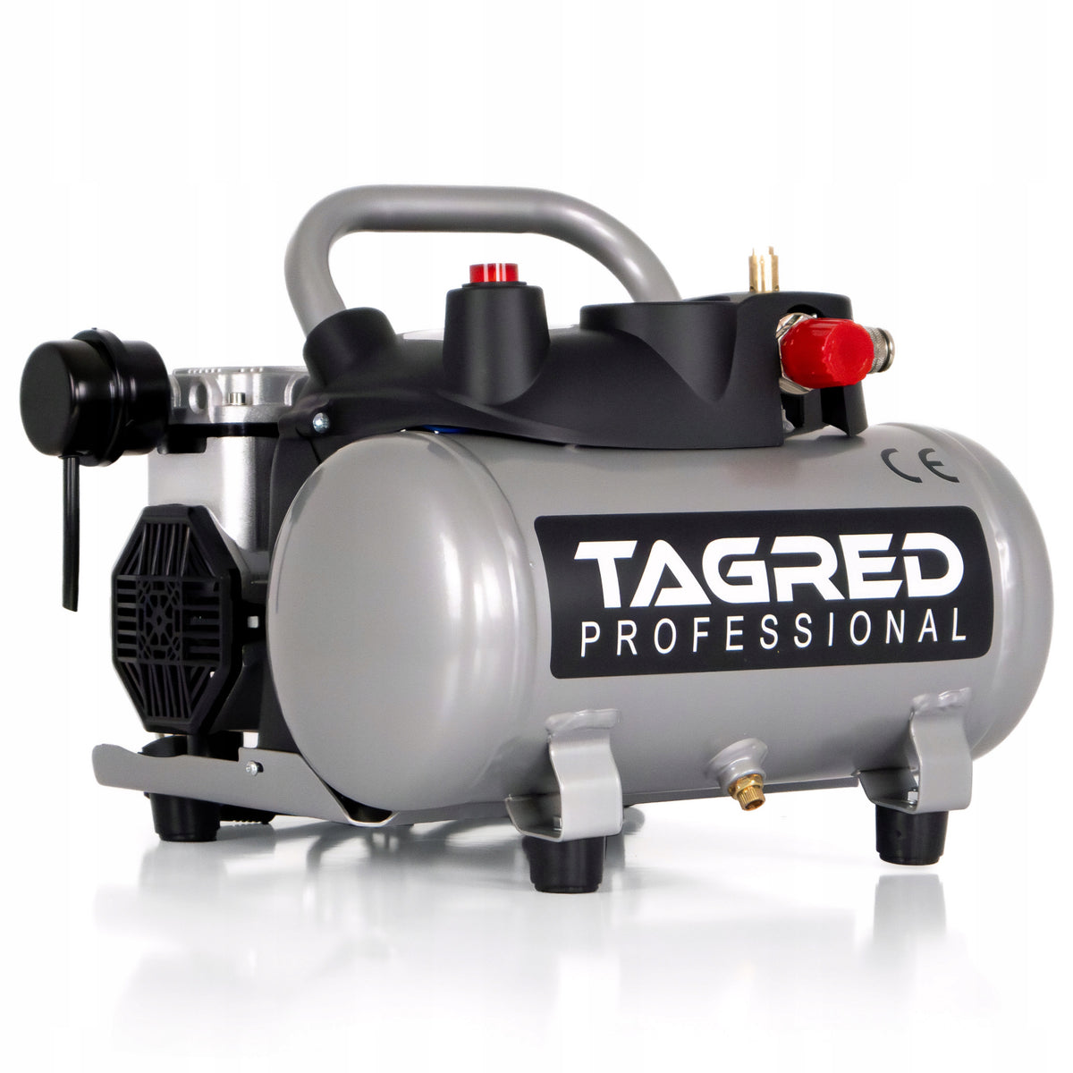 COMPRESSOR OIL-FREE COMPRESSOR TAGRED PRO. 6L DOUBLE PISTON 8 BAR 230V Manufacturer code TA380