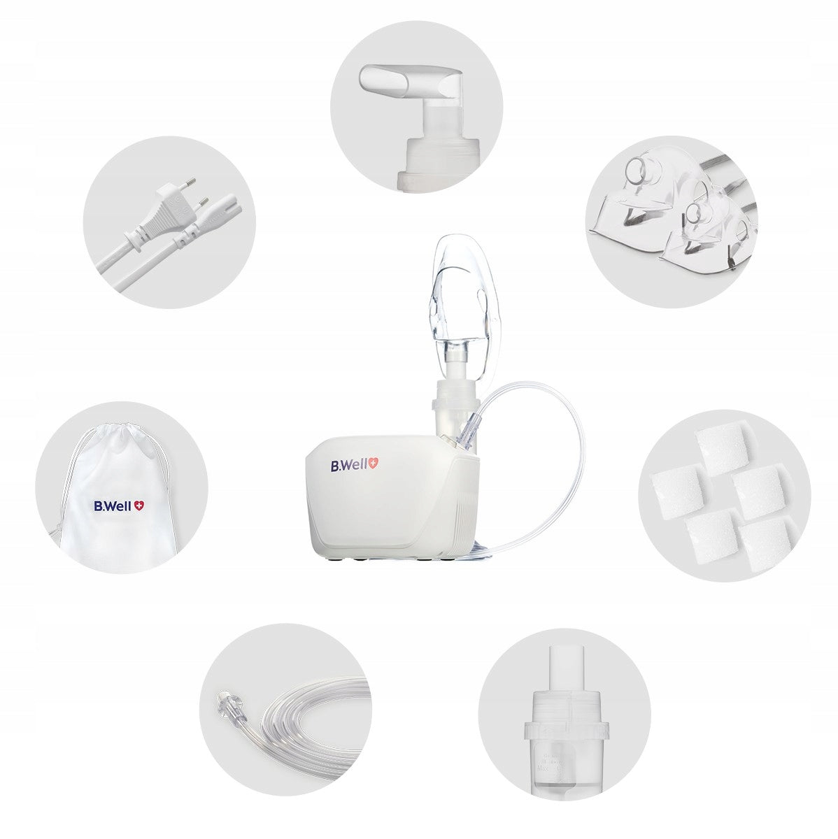 COMPRESSOR PISTON NEBULISER INHALER FOR ADULTS AND CHILDREN MED-130 Medical device yes