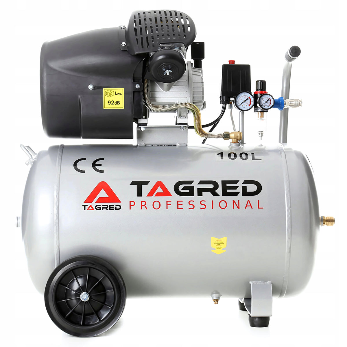 COMPRESSOR TAGRED 100L DOUBLE PISTON V2 18IN1 + SEPARATOR + OIL Manufacturer code TA361 TA103SZ1O