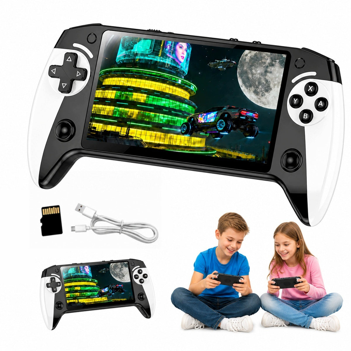 CONSOLE X9 5.5 INCH PORTABLE ARCADE 8GB MULTIFUNCTIONAL