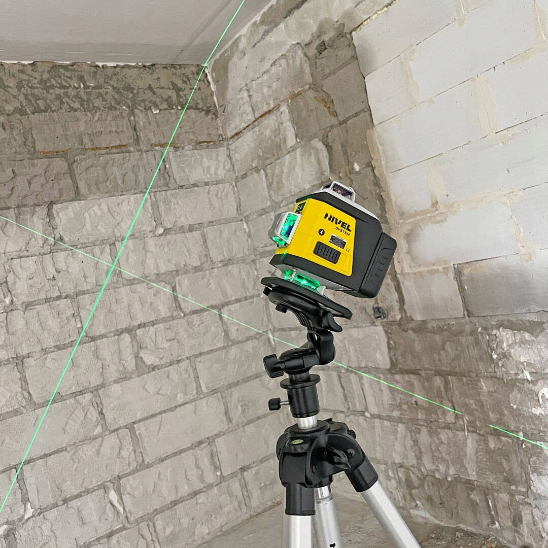CONSTRUCTION CROSS LASER GREEN BEAM 4-PLANE NIVEL SYSTEM CL4G Measurement accuracy (+/-) 2 mm