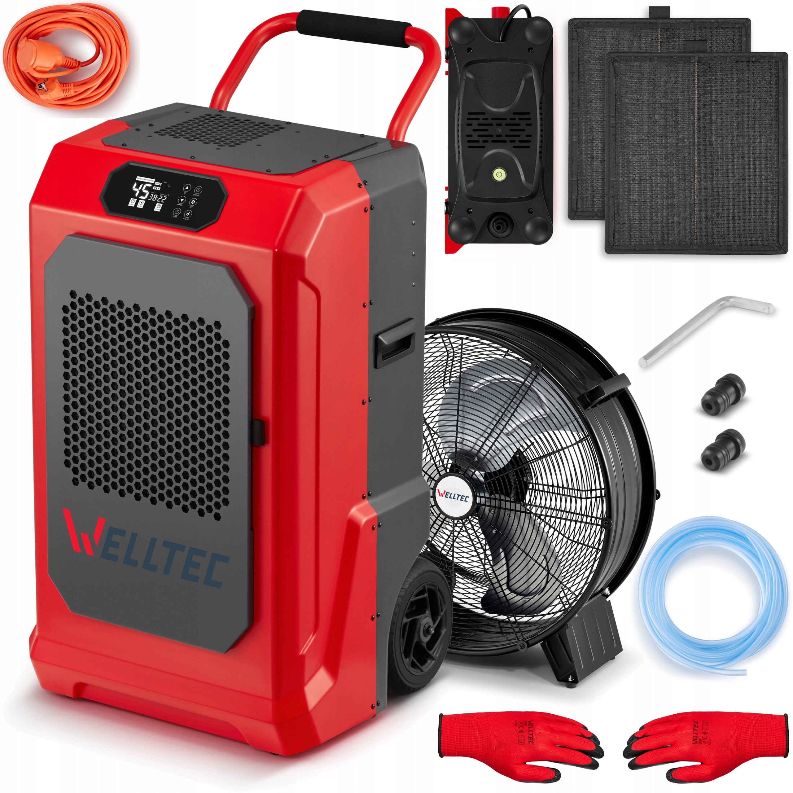 CONSTRUCTION DEHUMIDIFIER WELLTEC DHX100 | INDUSTRIAL | 100l/24h | WiFi