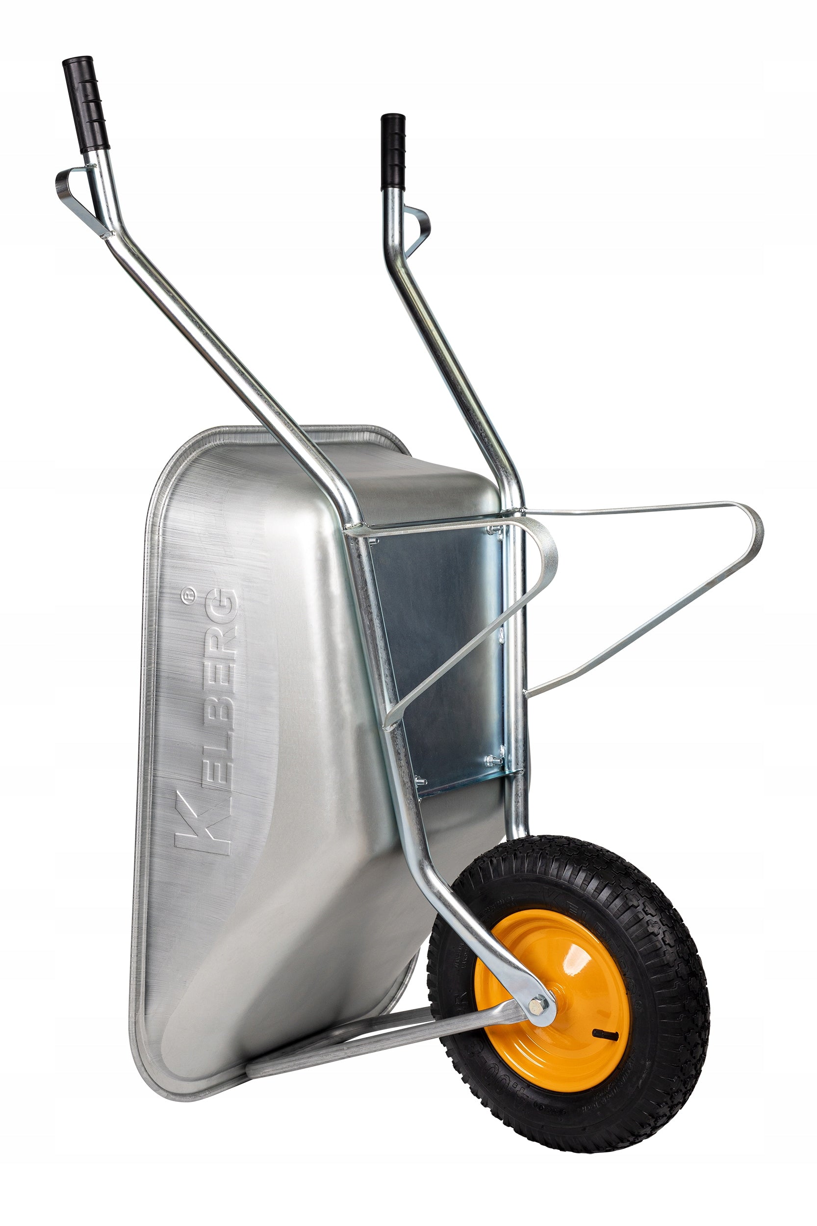 CONSTRUCTION GARDEN WHEELBARROW STRONG WHEELBARROW KELBERG 120L OC Poland REINFORCEMENT Brand Kelberg