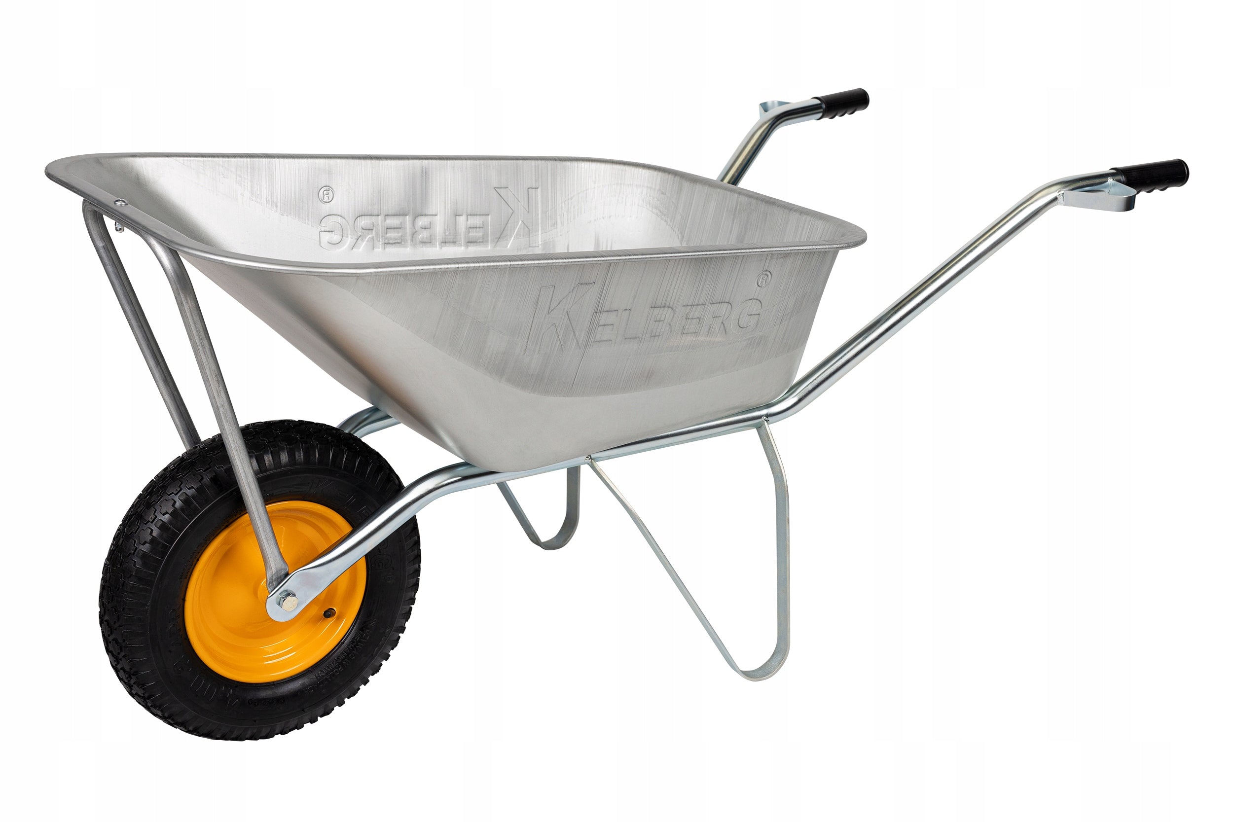 CONSTRUCTION GARDEN WHEELBARROW STRONG WHEELBARROW KELBERG 120L OC Poland REINFORCEMENT Manufacturer code 01-04 OC WZMOCNIONA