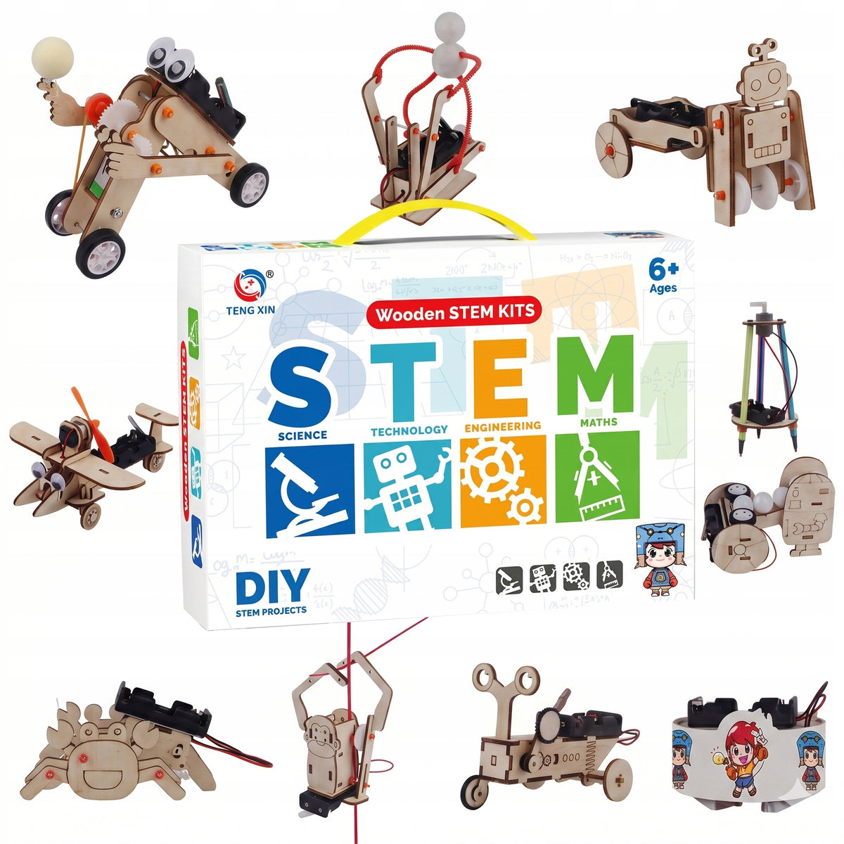 CONSTRUCTION SET STEM 10IN1 EDUCATIONAL BLOCKS ROBOTS GIFT CHILDREN