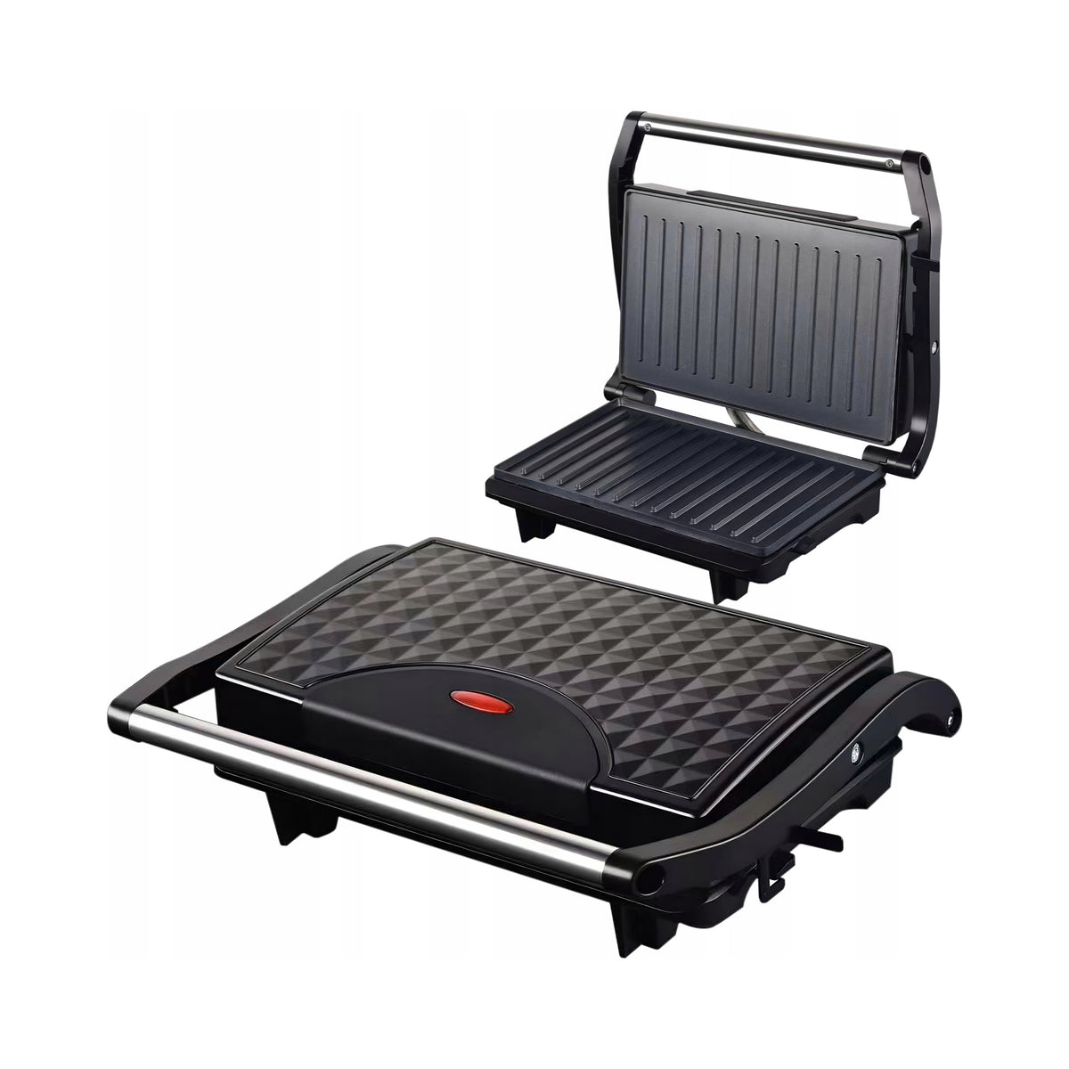 CONTACT GRILL ELECTRIC TOASTER FOLDING TOASTER PANINI SANDWICHES 750W Manufacturer code E345