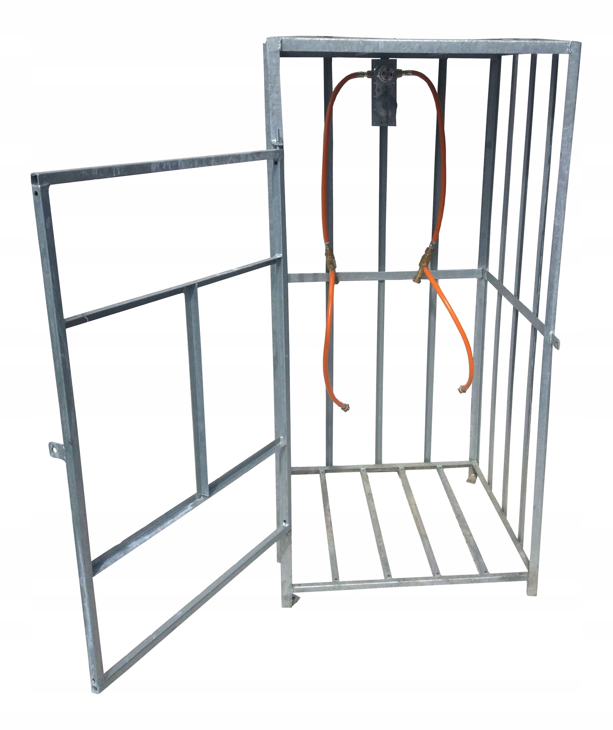 # CONTAINER FOR 4 CYLINDER PB 33KG RACK MULTI-BOTTLE CONNECTION INSTALLATION Brand no brand