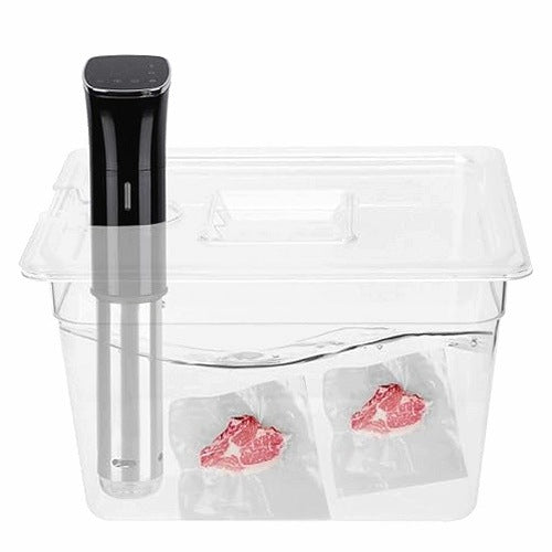 CONTAINER FOR SOUS VIDE 11 71 L TRANSPARENT WITH LID COOKING FOR HOME