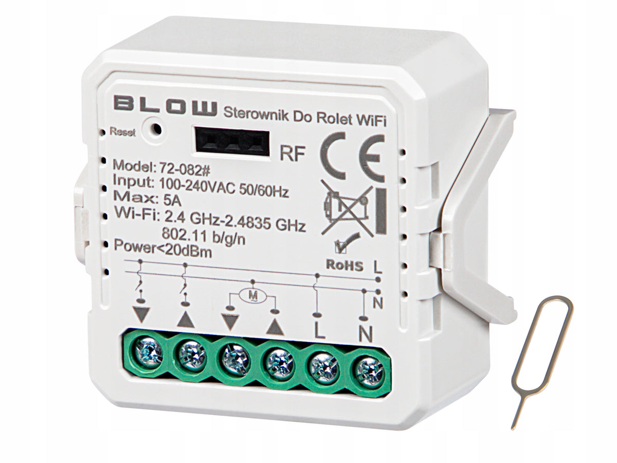 CONTROLLER MODULE FOR ROLLER SHUTTERS MINI WI-FI WIFI TUYA SMART RF EAN (GTIN) 5900804134268