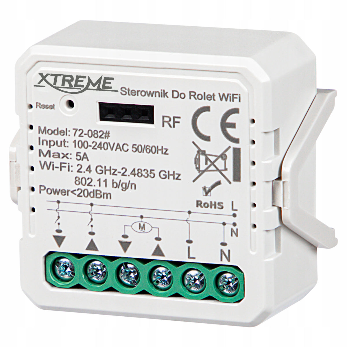 CONTROLLER XTREME FOR ROLLER SHUTTERS TUYA WIFI RELAY SWITCH HOME LIFE SMART Packaging status original