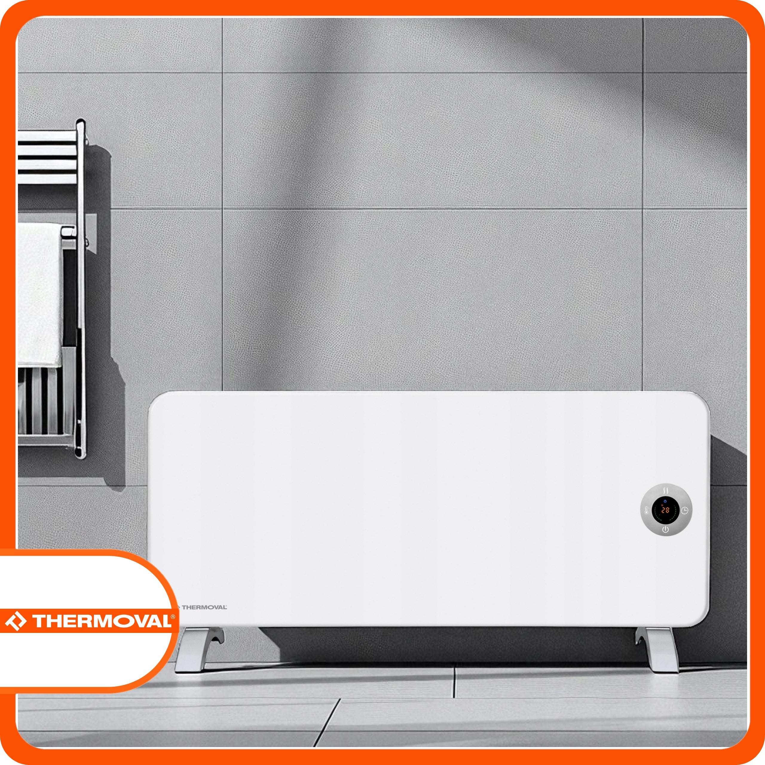 CONVECTOR ELECTRIC HEATER, Calorifer 2kW 2000W WiFI THERMOVAL T19 Brand Thermoval