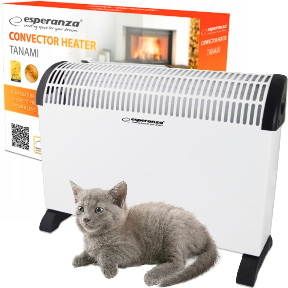 CONVECTOR HEATER ELECTRIC CONVECTOR THERMOSTAT 2000W SAFE Packaging status original