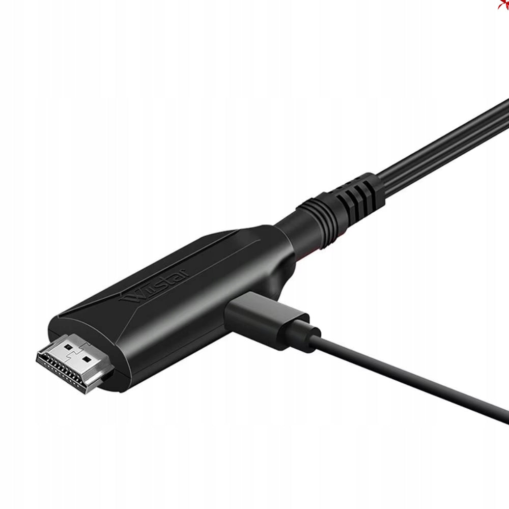 CONVERTER ADAPTER CABLE 1m WITH EURO SCART TO HDMI AV ADAPTER 1080p HD Brand JYIPure