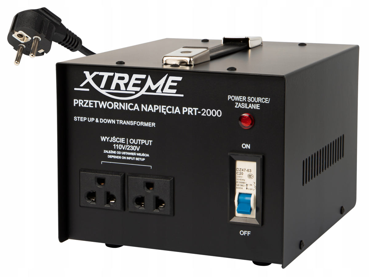 CONVERTER VOLTAGE CONVERTER POWER SUPPLY 110V 230V 2000W USA JAPAN Brand Xtreme