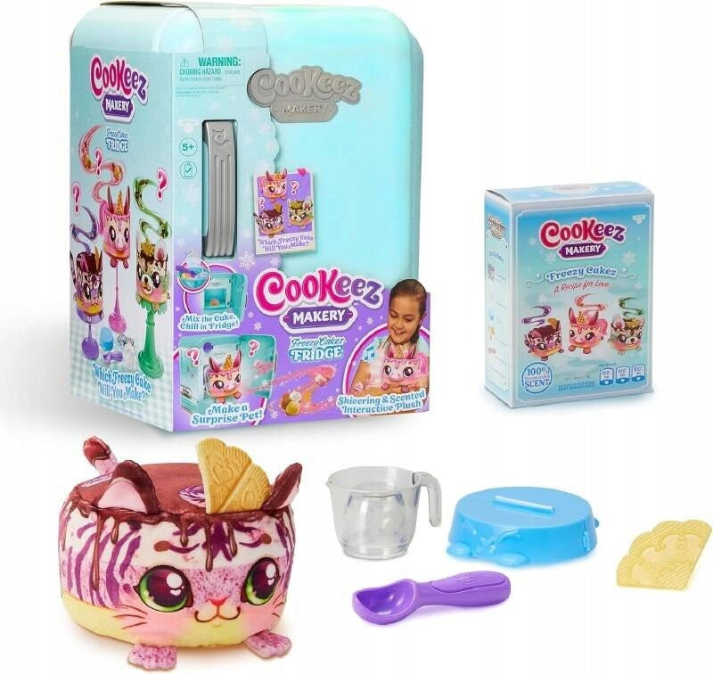 COOKEEZ MAKERY SET FROZEN CAKES WITH FRIDGE PLUSH TOY