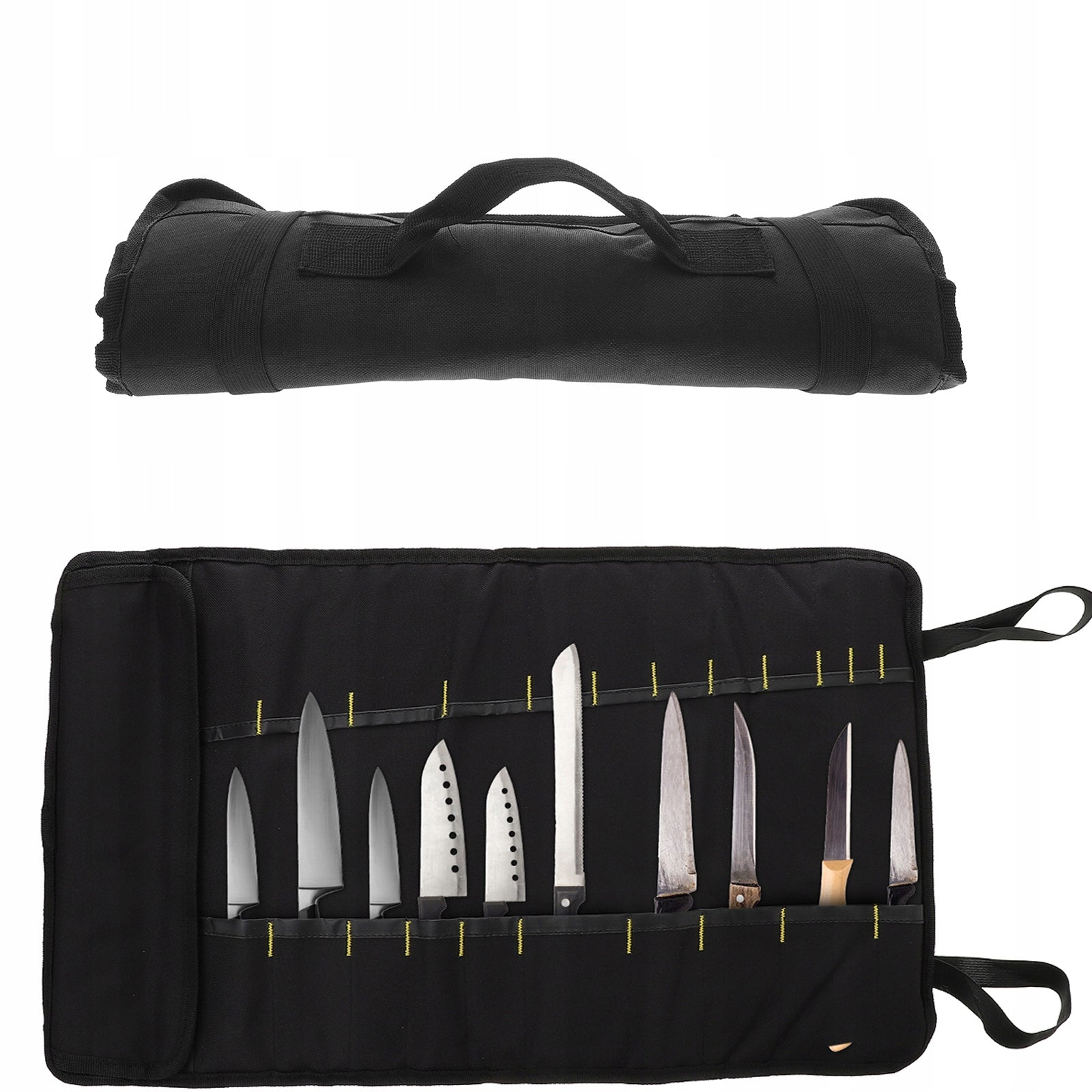 COOKING KNIFE CASE PORTABLE STORAGE BAG TOOL 22 POCKETS. Manufacturer code P4C01BBH3QR2759KF16FP2AI
