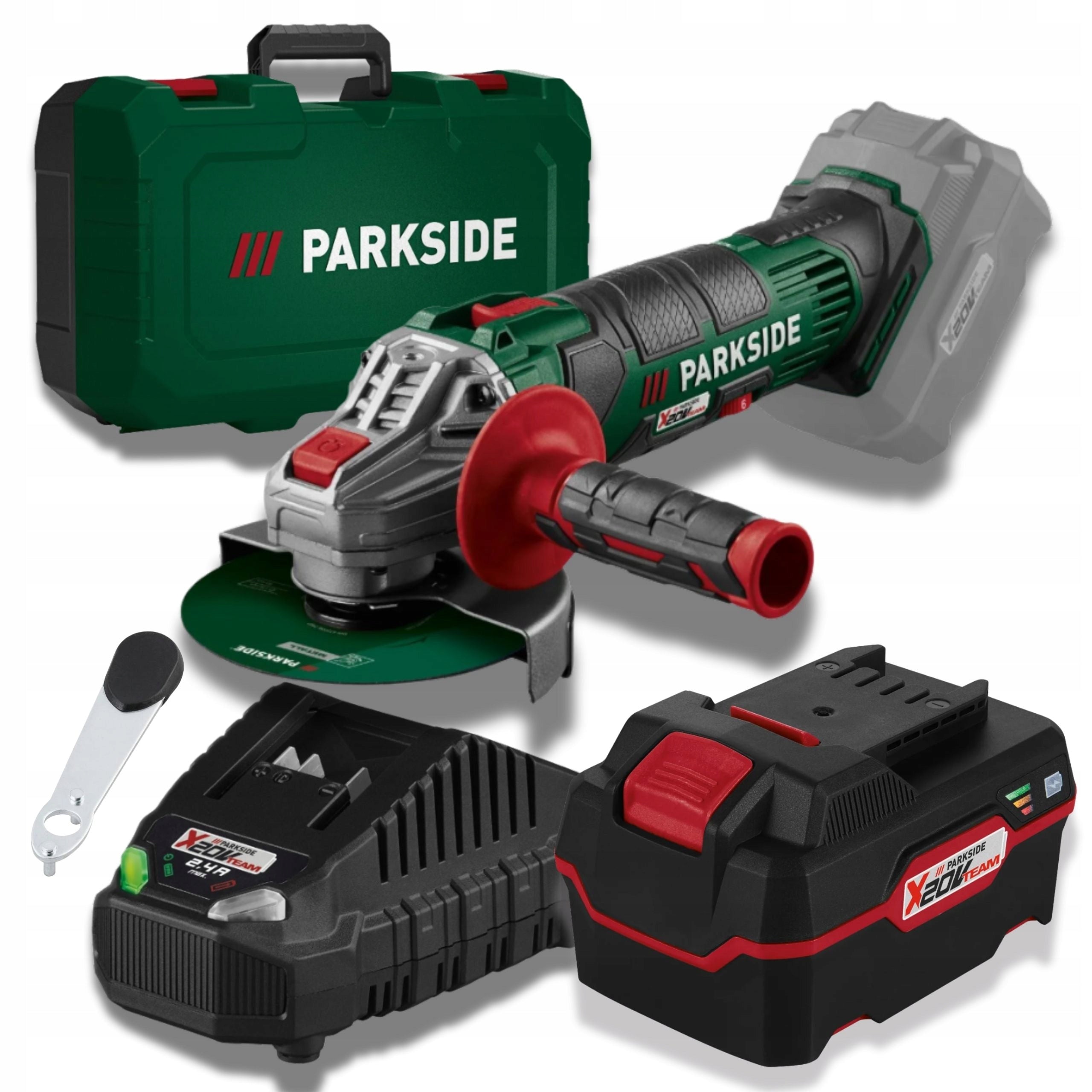CORDLESS ANGLE GRINDER 125mm PORTABLE 20V ANGLE PWSA 20-Li +aku