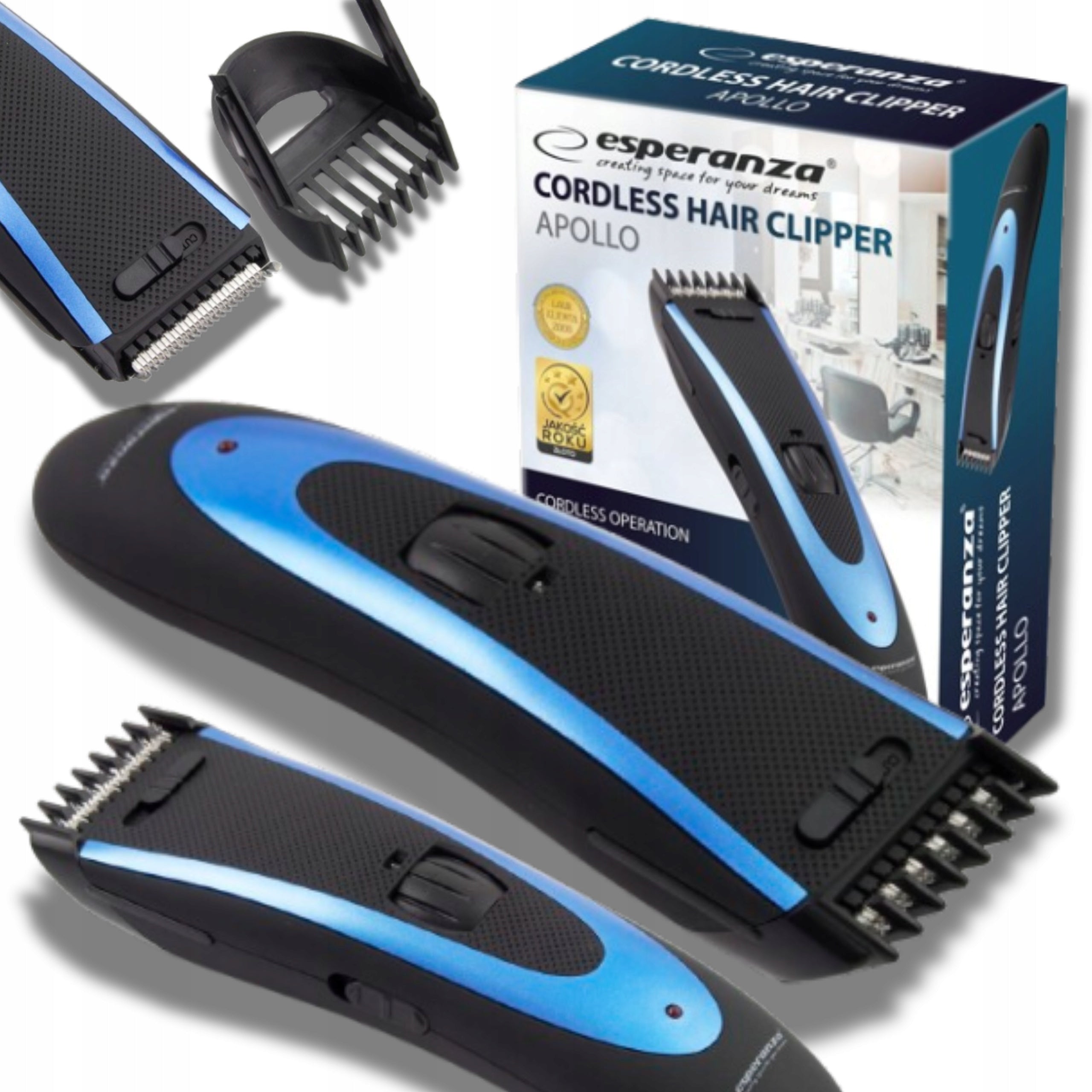 CORDLESS BEARD HAIR CLIPPER STRONG TRIMMER ADJUSTMENT