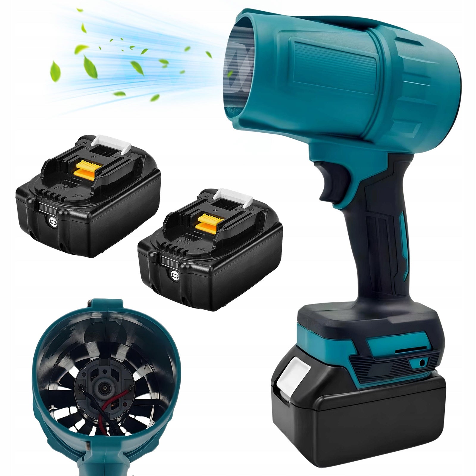 CORDLESS BLOWER 2xAKU Turbo 250km/h Electric Manual SET