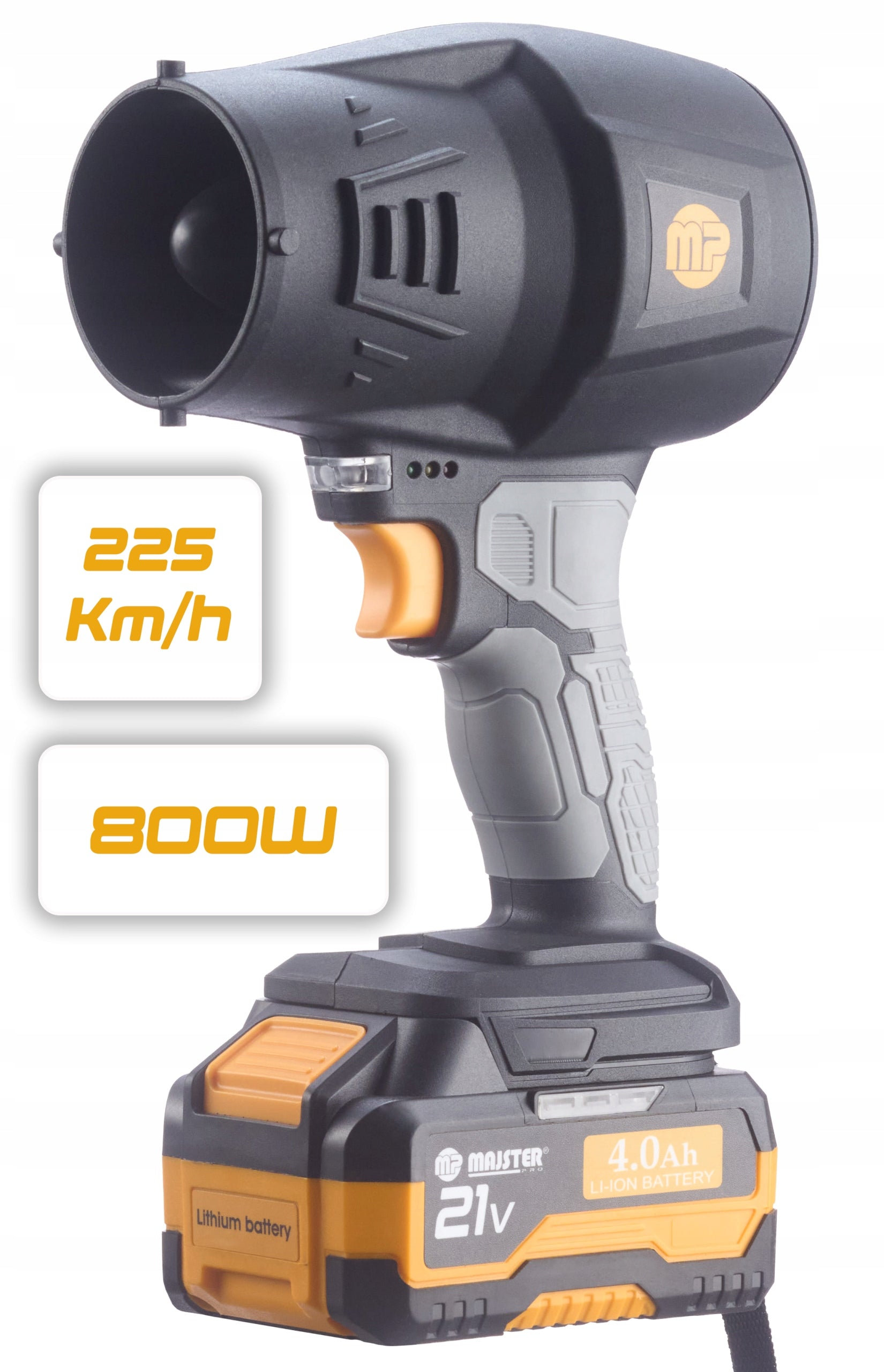 CORDLESS BLOWER turbo snow leaves garden ELECTRIC MP0083 new Packaging status original