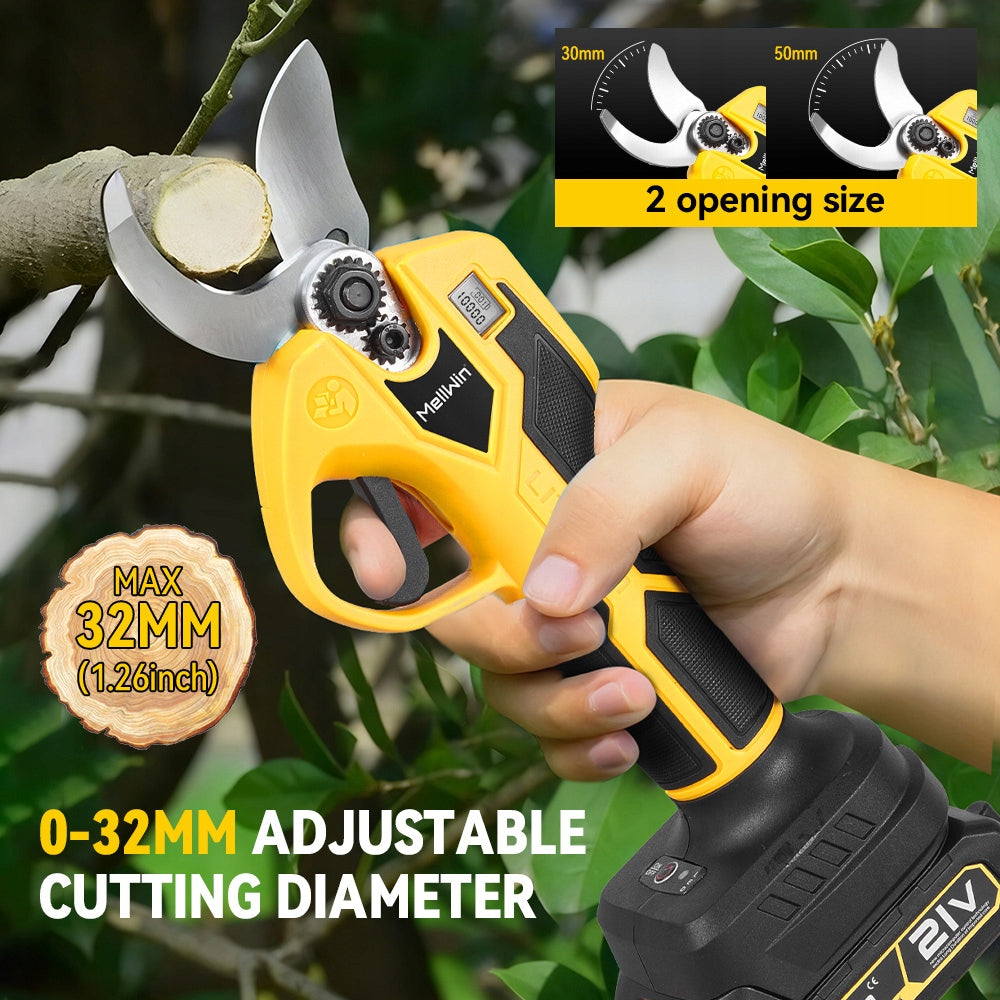 CORDLESS BRUSHLESS PRUNER SHEARS PRUNER 32MM GARDEN AKU STRONG Power supply battery operated