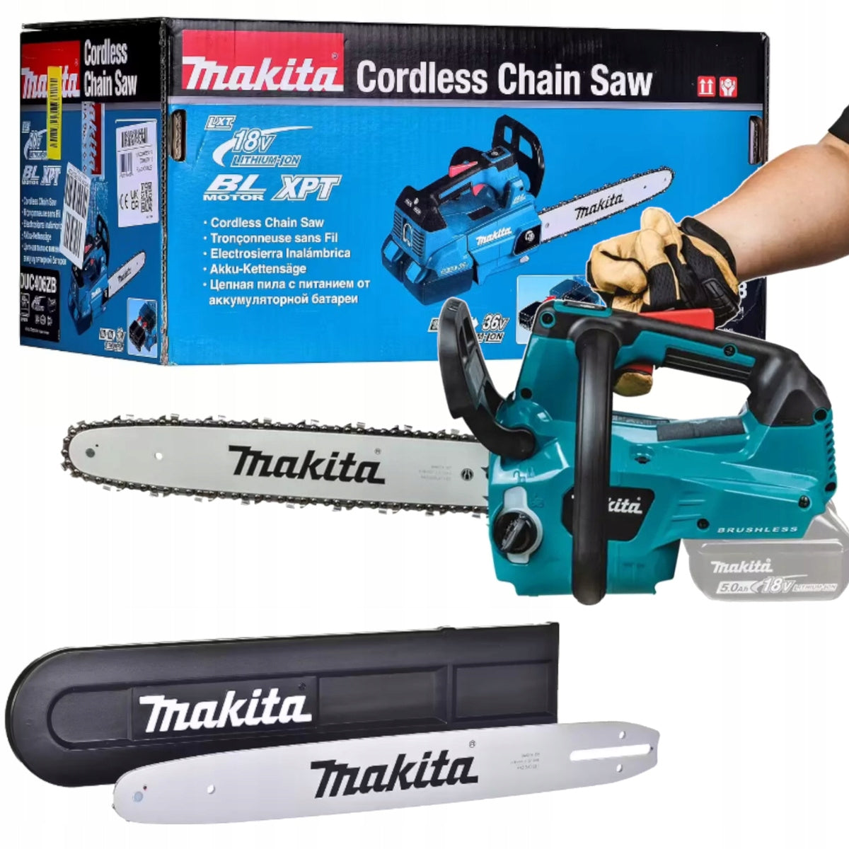 CORDLESS CHAINSAW 2 X 18V DUC406ZB MAKITA