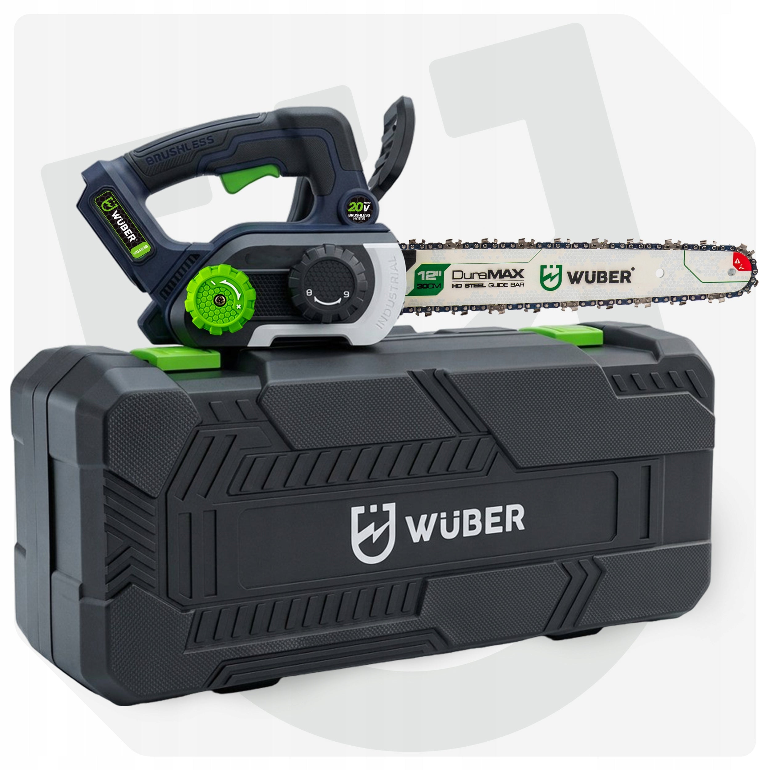 CORDLESS CHAINSAW 4.0Ah GUIDE 12" AKU BATTERY SET +OIL Packaging status original