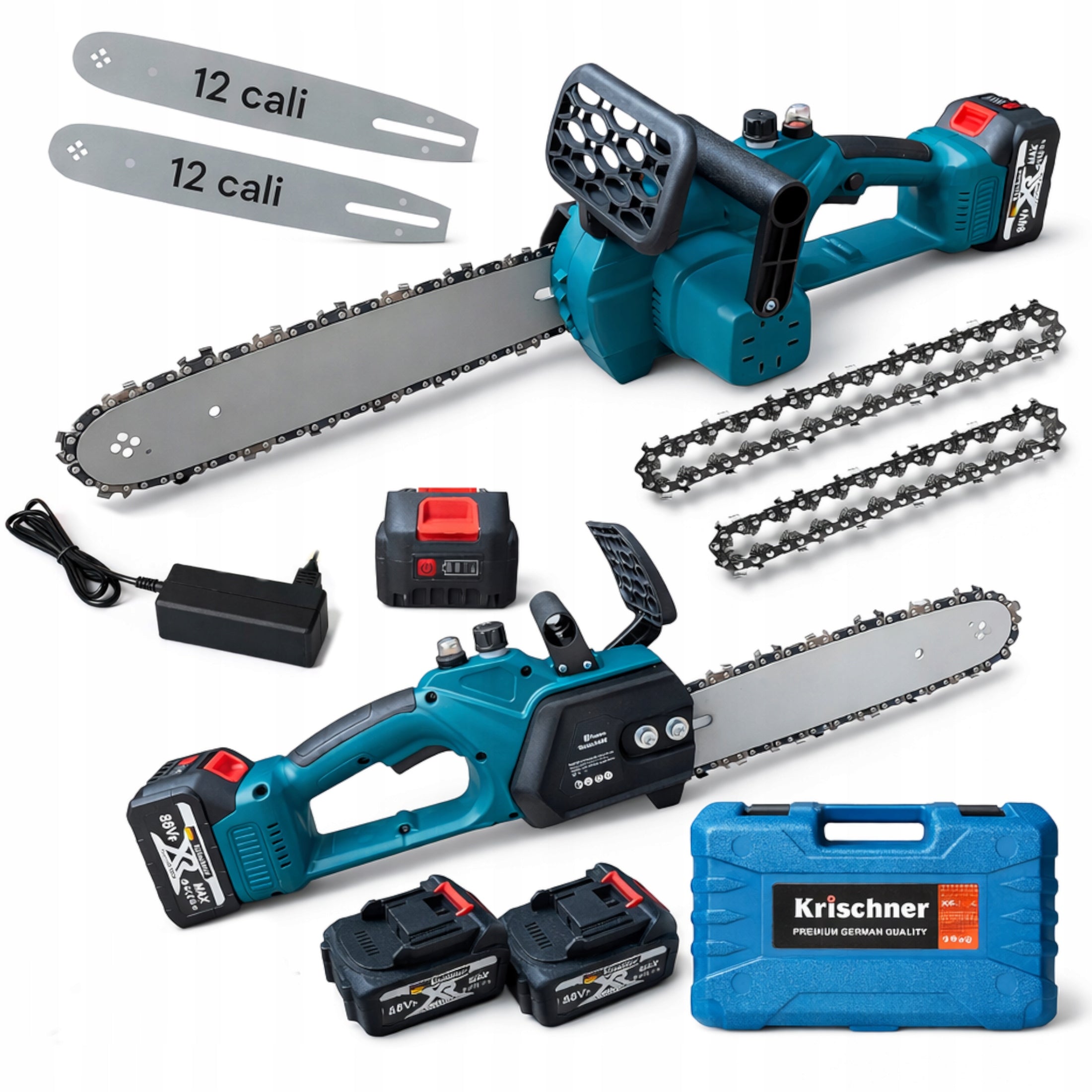 CORDLESS CHAINSAW FOR BRANCHES HAND SAW 2xAKU BRANCH 12"